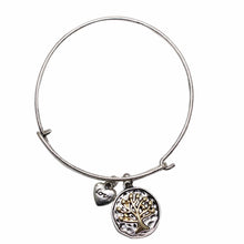 Style Alloy Trendy Bracelet Bangles Vintage Tree of Life Love Heart Bangle Gifts For Women girls SM6