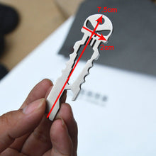 Outdoor Stainless Skull EDC Survival Pocket Tool Key Ring Pendant Opener Keychain SM6