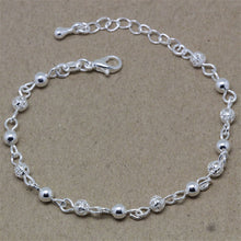 Silver Jewelry Carter Bracelet Plated Silver Screw Bracelet Women Fine Jewelry Gifts Flower Beads Bracelets Bangles SM6