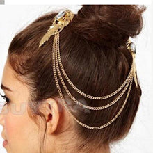 Tassel Chain Hairpins Women  Alloy Women Hairpins Designer Women Headwears SM6