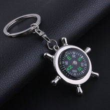 Compass Metal Car Keyring Keychain Key Chain Ring Keyfob Gift SM6