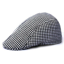 Plaid Flat Hats Beret for Men Women Warm Caps Beret Hat SM6