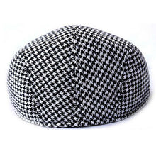 Plaid Flat Hats Beret for Men Women Warm Caps Beret Hat SM6