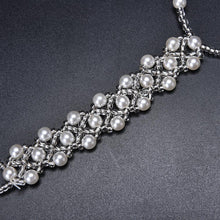Women Anklets Beach Wedding Pearl Barefoot S als Stretch Anklet Chain Footless Bridal Foot Jewelry SM6