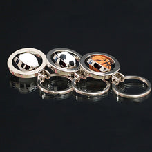 3 Styles 3D Sports Rotating Basketball Football Golf Keychain Keyring Key Fob Ball Key Ring Style Gifts  SM6