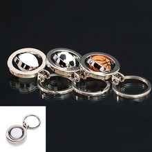 3 Styles 3D Sports Rotating Basketball Football Golf Keychain Keyring Key Fob Ball Key Ring Style Gifts  SM6