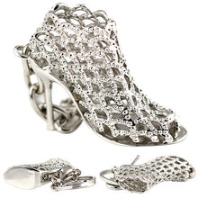 s Rhinestone alloy key rings women charms keychains High heel shoes keychains Gifts For women  SM6