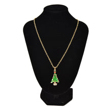 Rhinestone Artificial Tree Gold Plated Earrings Necklace For Women Jewelry Jewelry Sets SM6