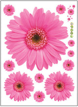 1Set ZY6015 rDaisy Flower Living Room Vinyl 3D Wall Stickers Window Decor Bedroom Wall Decals Sticker To The Kitchen On The Door SM6