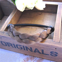 2pcs Lady Women Braid/Straight Wig Elastic Headband Hair Band Rope Scrunchie Hairband PonytailSM6