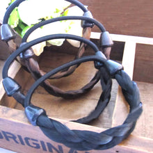 2pcs Lady Women Braid/Straight Wig Elastic Headband Hair Band Rope Scrunchie Hairband PonytailSM6