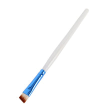 Elite Angled Eyebrow Makeup Brushes White Handle Eye Liner Brow Blush Beauty Tools Maquillaje SM6