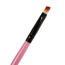 Elite Angled Eyebrow Makeup Brushes White Handle Eye Liner Brow Blush Beauty Tools Maquillaje SM6