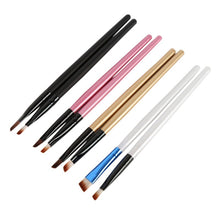 Elite Angled Eyebrow Makeup Brushes White Handle Eye Liner Brow Blush Beauty Tools Maquillaje SM6