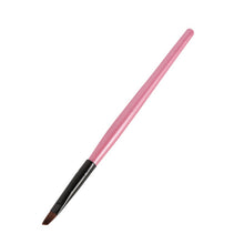 Elite Angled Eyebrow Makeup Brushes White Handle Eye Liner Brow Blush Beauty Tools Maquillaje SM6