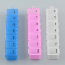 New 7 Days Pill Medicine Box Holder Capsules Case Storage Container Organizers 3 Colors to Choose P1 SM6