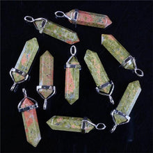 1piece 19 Choices New Crystal Fine Jewelry Healing Point Chakra Reiki Necklace Pendant Beads SM6