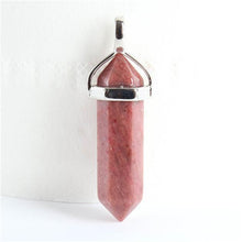 1piece 19 Choices New Crystal Fine Jewelry Healing Point Chakra Reiki Necklace Pendant Beads SM6