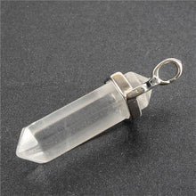 1piece 19 Choices New Crystal Fine Jewelry Healing Point Chakra Reiki Necklace Pendant Beads SM6