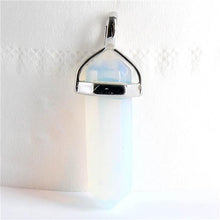 1piece 19 Choices New Crystal Fine Jewelry Healing Point Chakra Reiki Necklace Pendant Beads SM6