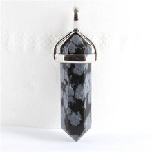 1piece 19 Choices New Crystal Fine Jewelry Healing Point Chakra Reiki Necklace Pendant Beads SM6