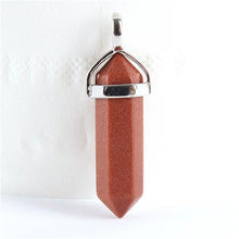 1piece 19 Choices New Crystal Fine Jewelry Healing Point Chakra Reiki Necklace Pendant Beads SM6