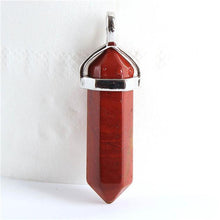 1piece 19 Choices New Crystal Fine Jewelry Healing Point Chakra Reiki Necklace Pendant Beads SM6