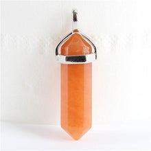 1piece 19 Choices New Crystal Fine Jewelry Healing Point Chakra Reiki Necklace Pendant Beads SM6