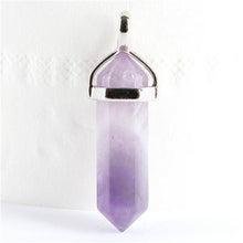 1piece 19 Choices New Crystal Fine Jewelry Healing Point Chakra Reiki Necklace Pendant Beads SM6