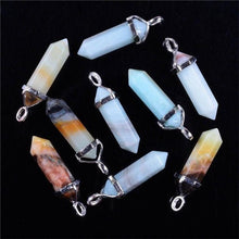 1piece 19 Choices New Crystal Fine Jewelry Healing Point Chakra Reiki Necklace Pendant Beads SM6
