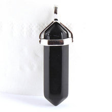 1piece 19 Choices New Crystal Fine Jewelry Healing Point Chakra Reiki Necklace Pendant Beads SM6