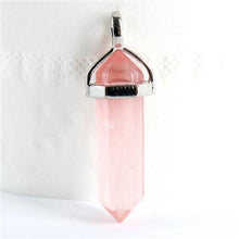 1piece 19 Choices New Crystal Fine Jewelry Healing Point Chakra Reiki Necklace Pendant Beads SM6