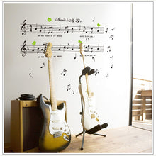 1set Large Size 70cm*120cm Music Sticker Music Is My Life Theme Music Bedroom Decor & Dancing Music Note Removable Wall Sticker SM6