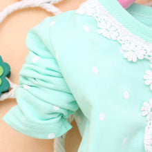 2-4Years Baby Kids Girls Polka Dots Children Outerwear Shirt Long Sleeve Lace Pearl Cardigan Dress Coat Clothing SM6