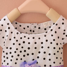 2-4Years Lovely Baby Girls Kids Princess Dress Polka Dots Butterfly One-piece Dresses SM6