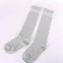 2-6Y Children Kids Girls Lace Stockings Leg Warmer Cotton High Knee Princess School Boot Accessories Y2 SM6