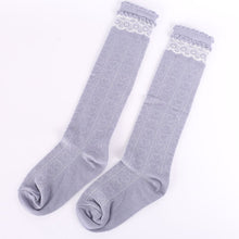 2-6Y Children Kids Girls Lace Stockings Leg Warmer Cotton High Knee Princess School Boot Accessories Y2 SM6