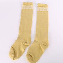 2-6Y Children Kids Girls Lace Stockings Leg Warmer Cotton High Knee Princess School Boot Accessories Y2 SM6