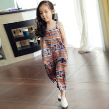 2-6Years Kids Baby Girls Jumpsuit Romper Ethnic Style Harem Pants New Clothes SM6