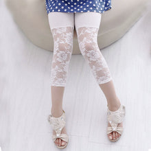 2-7Y Baby Girls Legging Pants Lace Modal Legging Kids Ballet Dance Cropped Capris Pants SM6