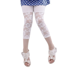 2-7Y Baby Girls Legging Pants Lace Modal Legging Kids Ballet Dance Cropped Capris Pants SM6