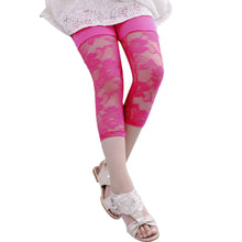 2-7Y Baby Girls Legging Pants Lace Modal Legging Kids Ballet Dance Cropped Capris Pants SM6