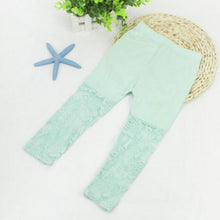 2-7Y Baby Girls Legging Pants Lace Modal Legging Kids Ballet Dance Cropped Capris Pants SM6