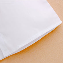 2-7Y Kid Baby Girls Boys White Toddler Children Lapel Blouse Tops Baby Shirts SM6