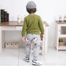 2-7Years Cute Bird Pattern Pants Kids Boys Toddler Cotton Warm Harlan Pants Trousers SM6