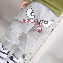 2-7Years Cute Bird Pattern Pants Kids Boys Toddler Cotton Warm Harlan Pants Trousers SM6