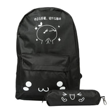 2 Bags Cute Cartoon Women Backpack Kawaii Teenage Girls Backpacks Student Schoolbag Bag Travel Mochila Feminina SM6