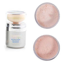 2 in1 Bare Facial Compact Skin Make up Loose Mineral Powder Sponge Puff 18g 3 Colors SM6