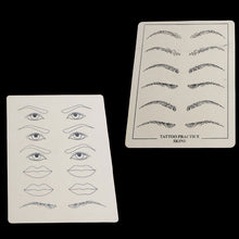 2 sheets Excellent Permanent Makeup Eyebrow lips Tattoo Practice Skin Training Skin Set For Beginners SM6