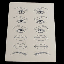 2 sheets Excellent Permanent Makeup Eyebrow lips Tattoo Practice Skin Training Skin Set For Beginners SM6